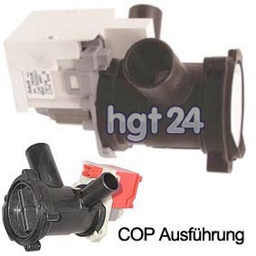 Ablaufpumpe WA mit Pumpenstutzen und Filter [130183] - Ablaufpumpe Pumpe 00144978 Waschmaschine Bosch Constructa Neff Siemens 130183 - Ablaufpumpe WA mit Pumpenstutzen und Filter Laugenpumpe Pumpe Magnettechnik Copreci 30 Watt linkslauf und Waschtrockner Mod.M50 292123 293022 EBS-25560808 CL.F51/01 292029 5500014926 Waschmaschine Waschtrockner Balay Bosch Constructa Neff Siemens Thomson