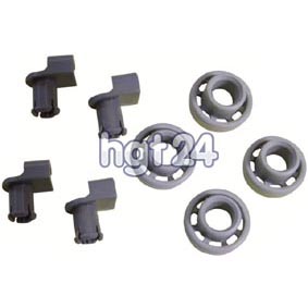 Korbrolle-Set [280089] - Rad Rolle 4 Stck 481252878025 Geschirrspler Bauknecht Ignis Philips Whirlpool 280089 - Korbrolle-Set 4 x Rad Rolle Rollenset Rollensatz Rollenkit Laufrolle fr Oberkorb 4 Stck Rollendurchmesser mm Strke mm Geschirrspler Geschirrsplmaschine Bauknecht Functionica Hanseatic Ikea Ignis Whirlpool