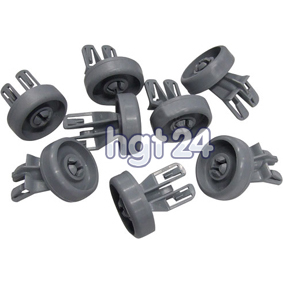 Korbrolle-Set [280120] - Rad Rolle 8 Stck 481252888112 Geschirrspler Bauknecht Ignis Whirlpool 280120 - Korbrolle-Set 8 x Rad Rolle Rollenset Rollensatz Rollenkit Laufrolle fr Oberkorb 8 Stck Rollendurchmesser mm Strke mm Geschirrspler Geschirrsplmaschine Bauknecht Functionica Hanseatic Ikea Ignis Lloyds Neckermann Whirlpool