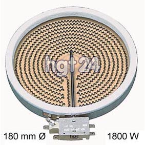 Strahlheizkrper Hilight 180 mm , 1800 Watt 230 Volt