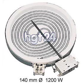 Strahlheizkrper 140 mm , 1200 Watt 230 Volt [565009] - Strahlheizkrper/Kochplatte EGO 10.74631.004 Ceranfeld Glaskeramikkochfeld Bauknecht Ignis Philips Whirlpool 565009 - Strahlheizkrper 140 mm  1200 W 230 V Kochfeld-Heizung Strahlheizkrper Kochplatte EGO 10.74631.004 alt 10.84631.040 10.84188.040 1074631004 alt 1084631040 1084188040 fr Energieregler mit Restwrmekontakt EGOnomic Ceranfeld E-Herd Kochfeld AEG Alaska Al