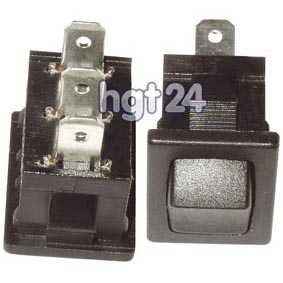 Wechselschalter 1-polig [720067] - Wechselschalter Kleingerte 720067 - Wechselschalter 1-polig Wippschalter Kippschalter Schalter 250 V 10 A Einbauma: 13 x 139,3 mm schwarz 6,3 mm AMP Kaffeemaschine Heiwassergert Khlschrank Mikrowellengert Mikrowelle AEG Alaska Algor Bauknecht BBC Beko Blomberg Bomann Bosch Brand Brinkm