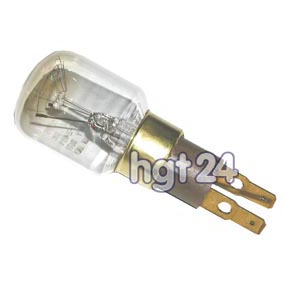 Glhlampe MW T25 15 Watt 230 Volt (Garraumlampe) [790018] - Glhlampe Mikrowelle 484000000979 Daewoo Bauknecht Delonghi Goldstar Lunic Panasonic Privileg Samsung Sanyo Sharp Toshiba Whirlpool 790018 - Glhlampe MW T25 15 W 220 V (Garraumlampe) Lampe Birne Glhbirne Beleuchtung Leuchtmittel Garraumlampe Kontakte 4,8 mm Stecker LRT009 Mikrowellen Mikrowelle Backofen Elektroherd AEG Alaska Ariston Balay Bauknecht Beko Blomberg Bomann Bosch Brandt Brother