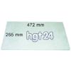 475003 Glasplatte 472 x 265 mm